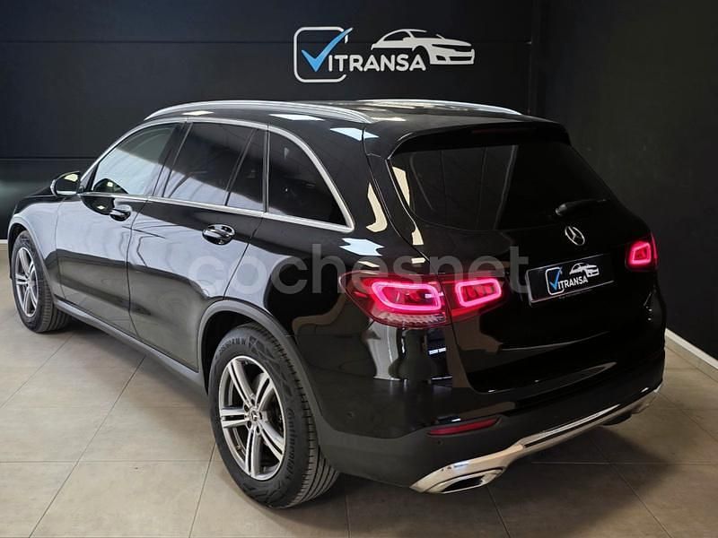 Usado Mercedes GLC220 194 CV (142 kW) 2021 Negro SUV