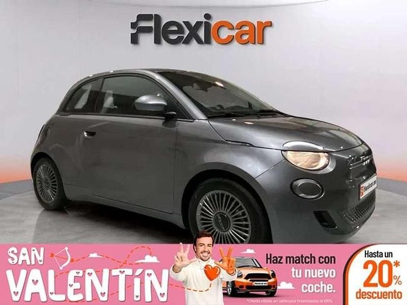 Gris Usado 2022 Fiat 500e Icon Berlina | 14.890 € (Precio justo) - Imagen 1/4
