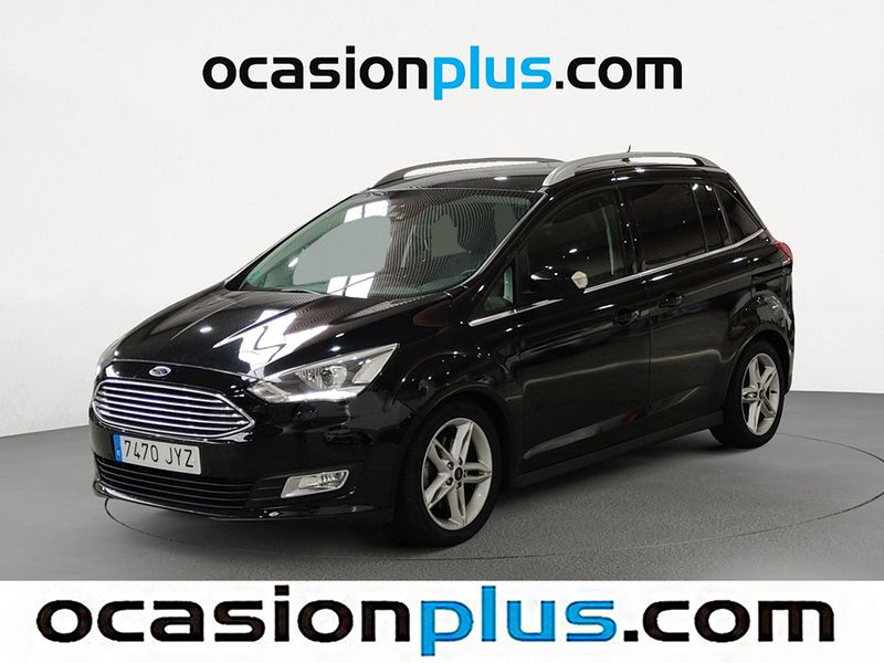 Negro Usado 2017 Ford Grand C-Max Titanium Monovolumen | 12.800 € (Precio justo) - Imagen 1/4