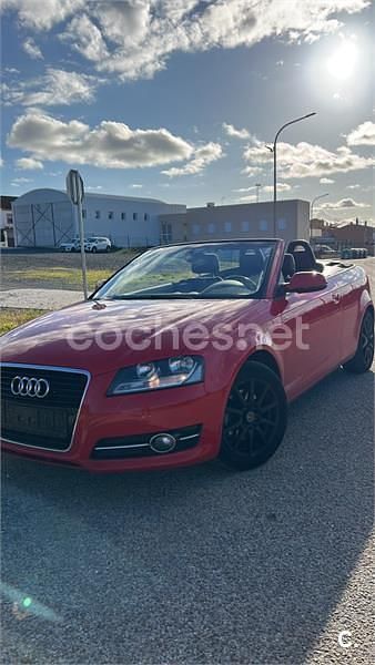 Usado Audi A3 Cabriolet Ambition 125 CV (91 kW) 2011 Rojo Descapotable