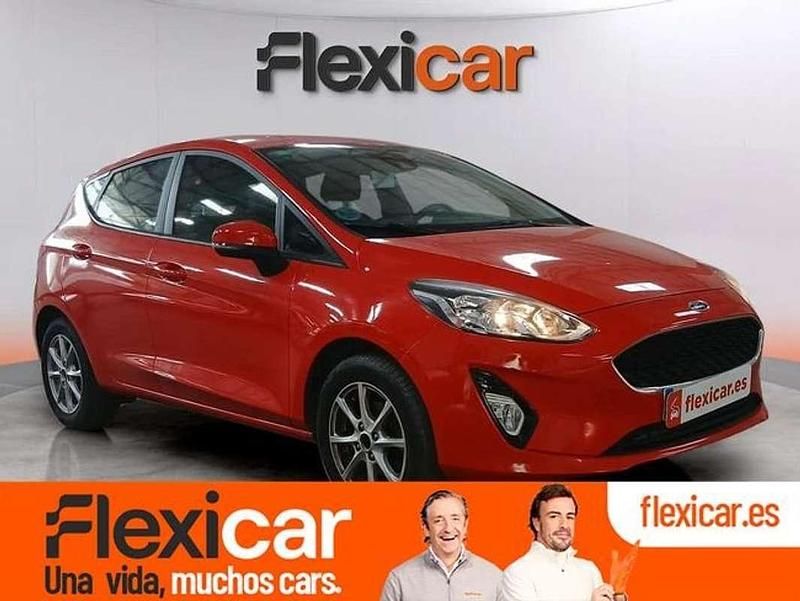 Rojo Usado 2019 Ford Fiesta Trend+ Utilitario | 8490 € (Super precio) - Imagen 1/4