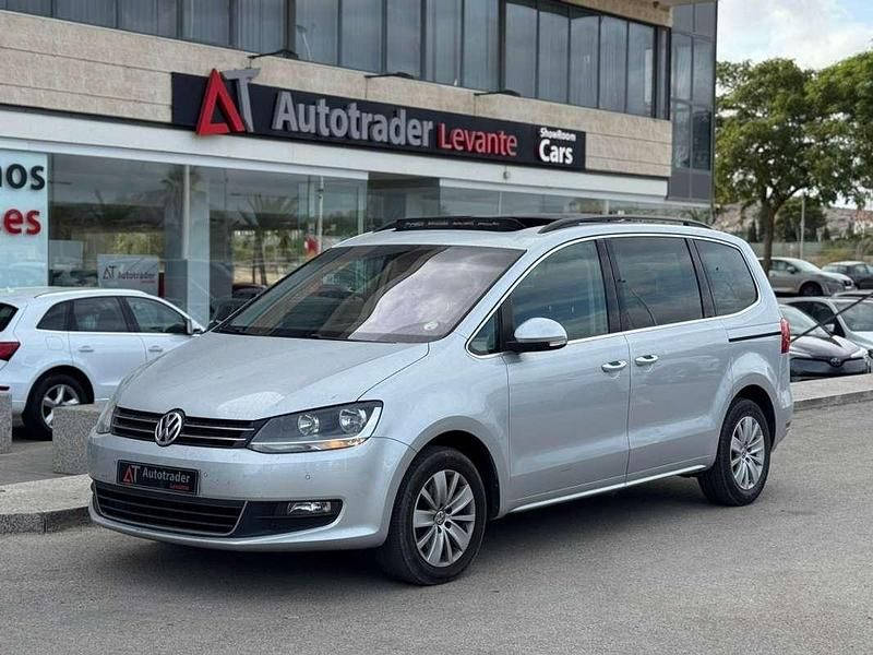 Plateado Usado 2014 VW Sharan Advance Monovolumen | 14.450 € (Precio justo) - Imagen 1/4