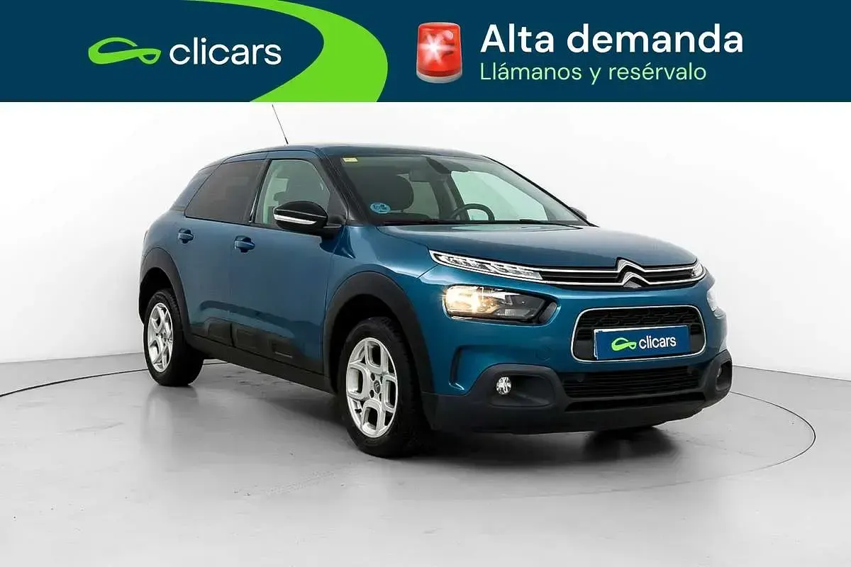 Usado Citroën C4 Cactus Feel 110 CV (80 kW) 2019 Azul Utilitario