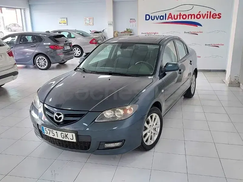 Usado Mazda 3 109 CV (80 kW) 2009 Azul Berlina