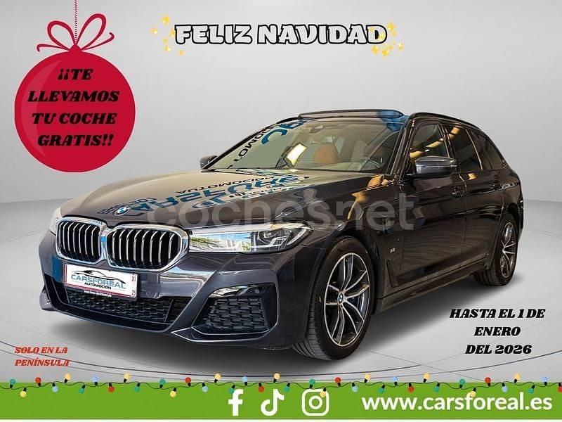 Negro Usado 2021 BMW 530e Familiar | 29.990 € (Precio justo) - Imagen 1/4