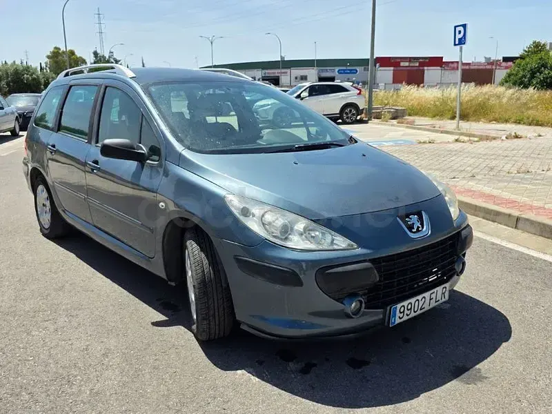 Usado Peugeot 307 110 CV (80 kW) 2007 Azul Familiar
