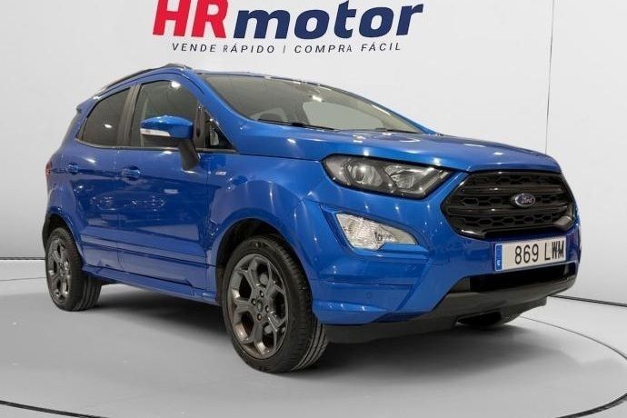 Azul Usado 2022 Ford Ecosport ST-Line SUV | 14.910 € (Precio justo) - Imagen 1/4