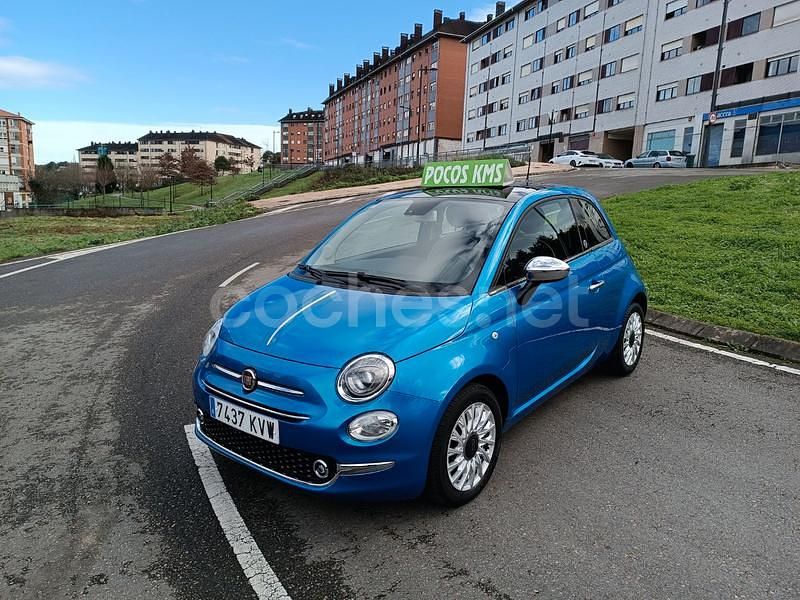 Usado Fiat 500 Mirror 69 CV (50 kW) 2019 Azul Berlina