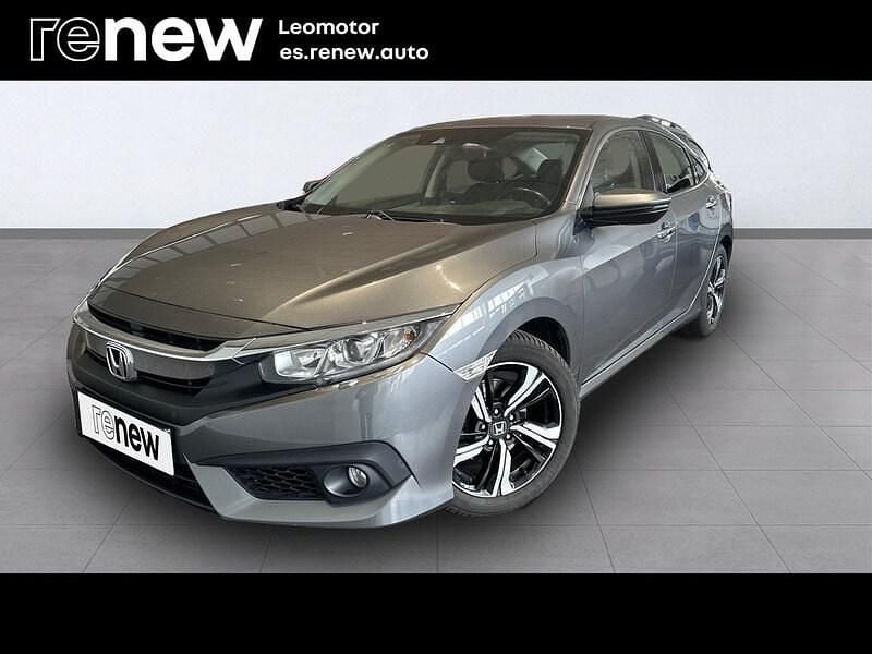 Gris Usado 2019 Honda Civic Elegance Berlina | 17.450 € (Super precio) - Imagen 1/4