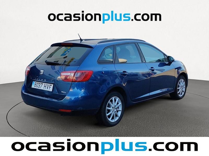 Usado Seat Ibiza ST Reference 90 CV (66 kW) 2013 Azul Familiar