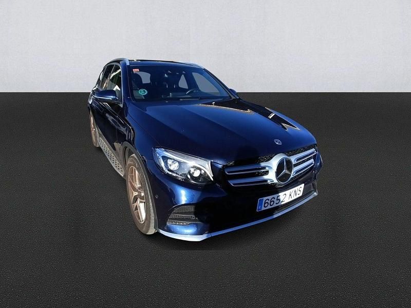 Usado Mercedes GLC250 204 CV (150 kW) 2018 Azul SUV