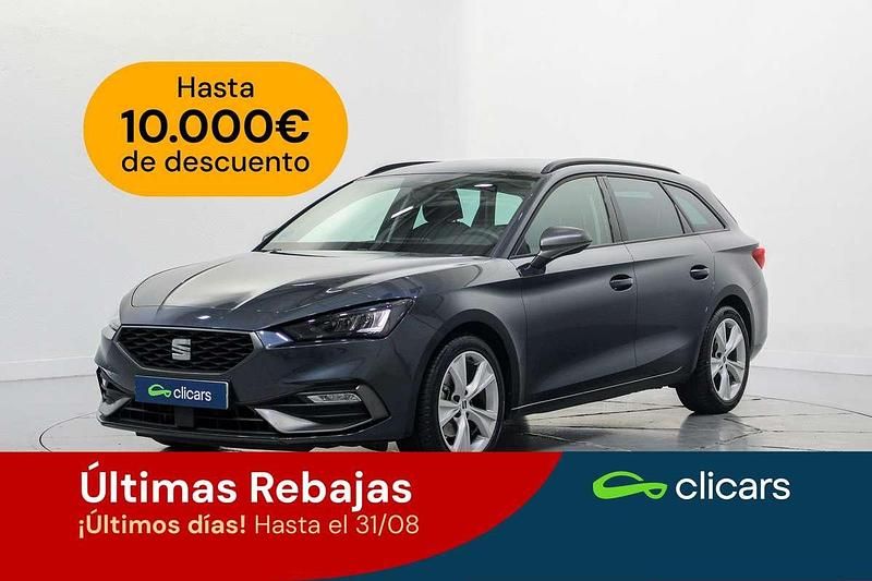 Gris Usado 2022 Seat Leon ST FR Familiar | 19.990 € (Precio justo) - Imagen 1/4