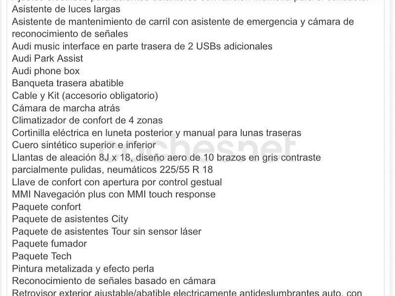 Usado Audi A6 204 CV (150 kW) 2019 Negro Berlina