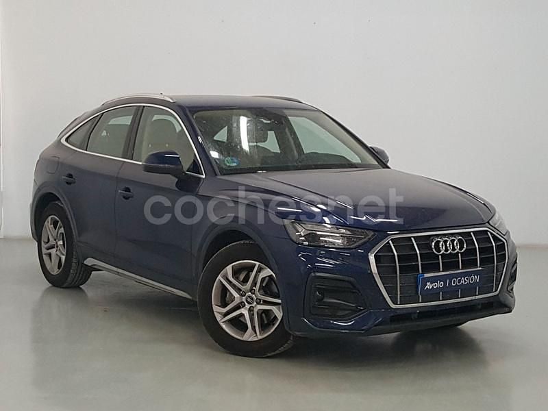 Azul Usado 2021 Audi Q5 Sportback Advanced Plus SUV | 39.900 € (Un poco caro) - Imagen 1/4