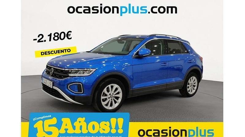 Azul Usado 2022 VW T-Roc Life SUV | 21.810 € (Precio justo) - Imagen 1/2