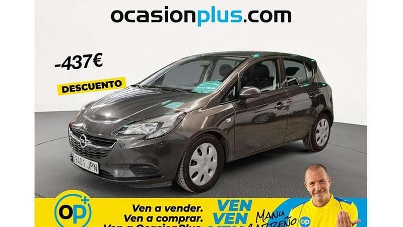 Usado Opel Corsa Expression 75 CV (55 kW) 2016 Gris Utilitario