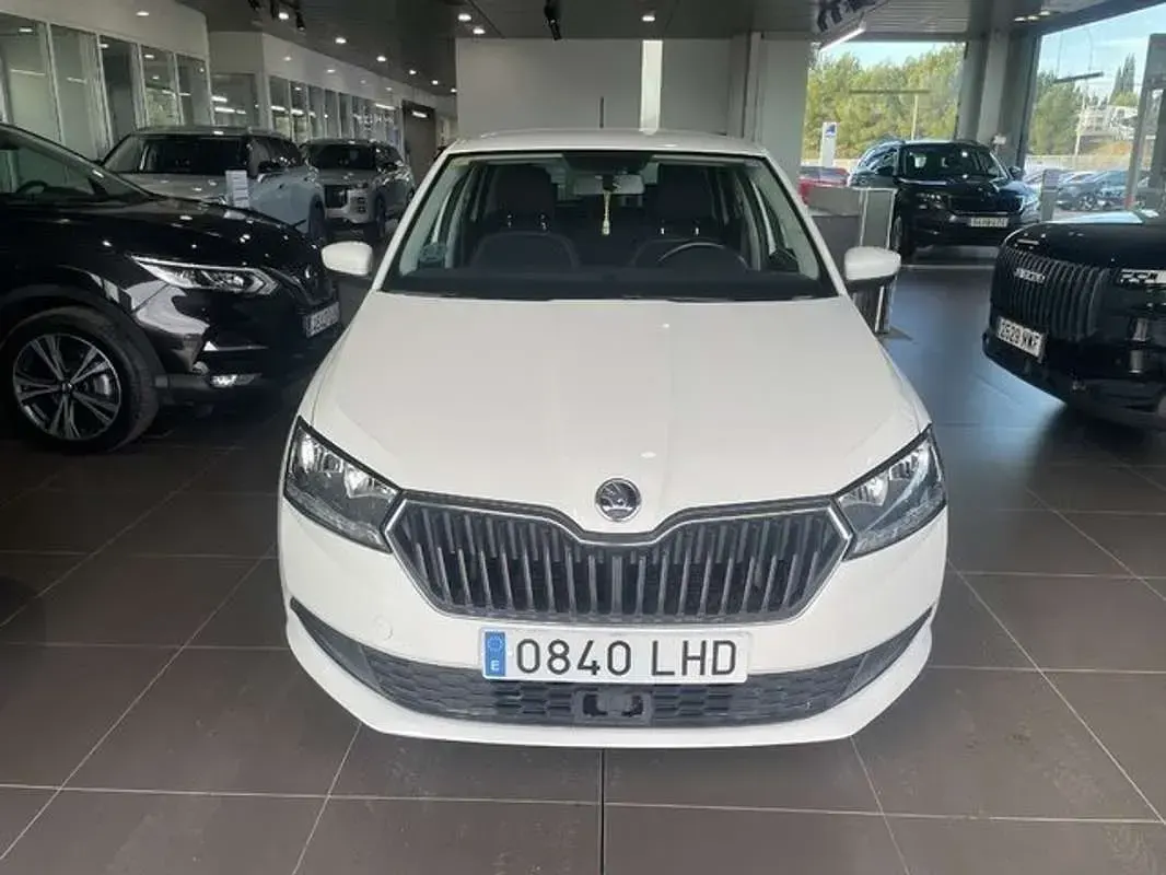 Usado Skoda Fabia Ambition 60 CV (44 kW) 2020 Blanco Utilitario