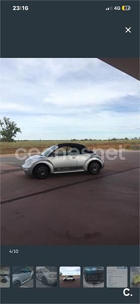 Usado VW New Beetle 100 CV (73 kW) 2004 Gris / plata Utilitario
