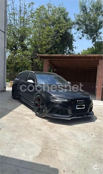 Usado Audi RS6 560 CV (411 kW) 2014 Negro Familiar