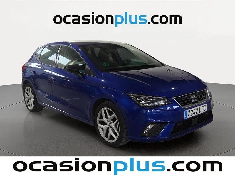 Usado Seat Ibiza FR 115 CV (84 kW) 2019 Azul Utilitario