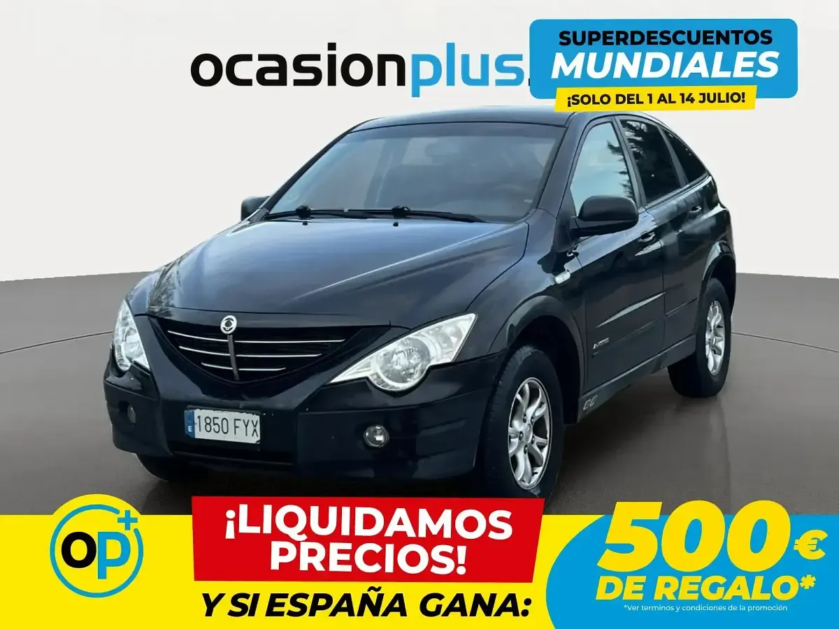 Usado SsangYong Actyon 141 CV (103 kW) 2007 Negro SUV