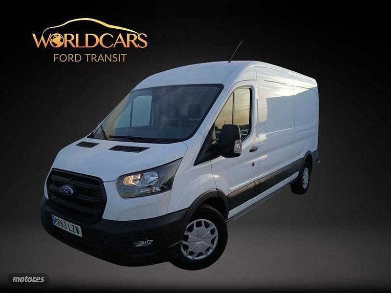 Blanco Usado 2022 Ford Transit Trend Van | 22.995 € (Precio justo) - Imagen 1/4