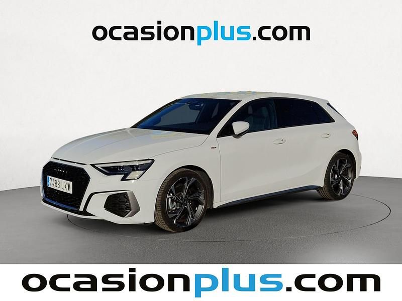 Blanco Usado 2022 Audi A3 Sportback S-Line Utilitario | 27.682 € (Precio justo) - Imagen 1/4