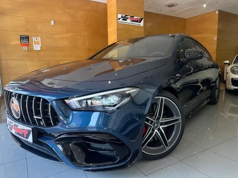 Azul Usado 2023 Mercedes CLA45 AMG Shooting Brake AMG Familiar | 69.900 € - Imagen 1/4
