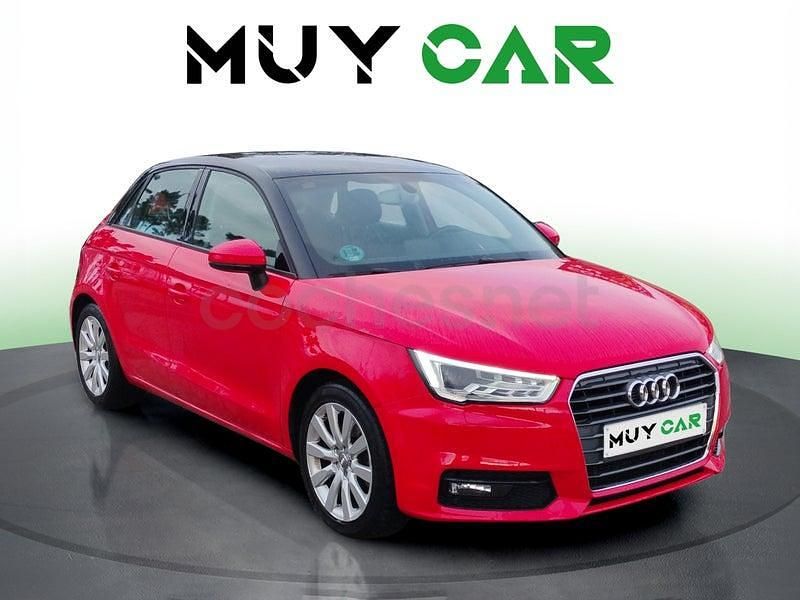 Rojo Usado 2016 Audi A1 Sportback Attraction Utilitario | 12.990 € (Precio justo) - Imagen 1/4