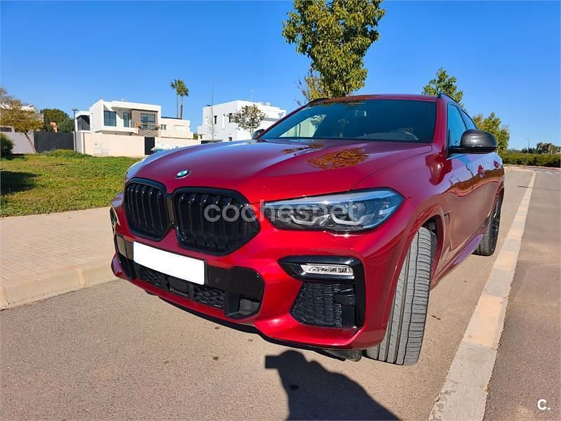 Usado BMW X6 M Sport 340 CV (250 kW) 2020 Granate SUV