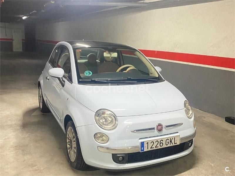 Azul Usado 2009 Fiat 500 Pop Berlina | 7500 € (Precio justo) - Imagen 1/4