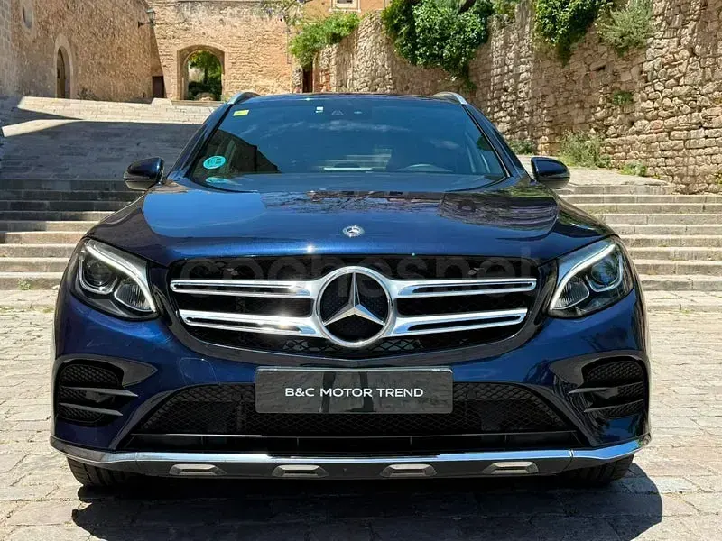 Usado Mercedes GLC220 170 CV (125 kW) 2018 Azul SUV