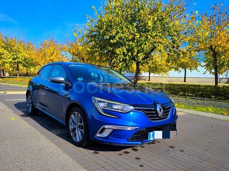 Azul Usado 2017 Renault Mégane GT Line GT-Line Berlina | 11.490 € (Precio justo) - Imagen 1/4