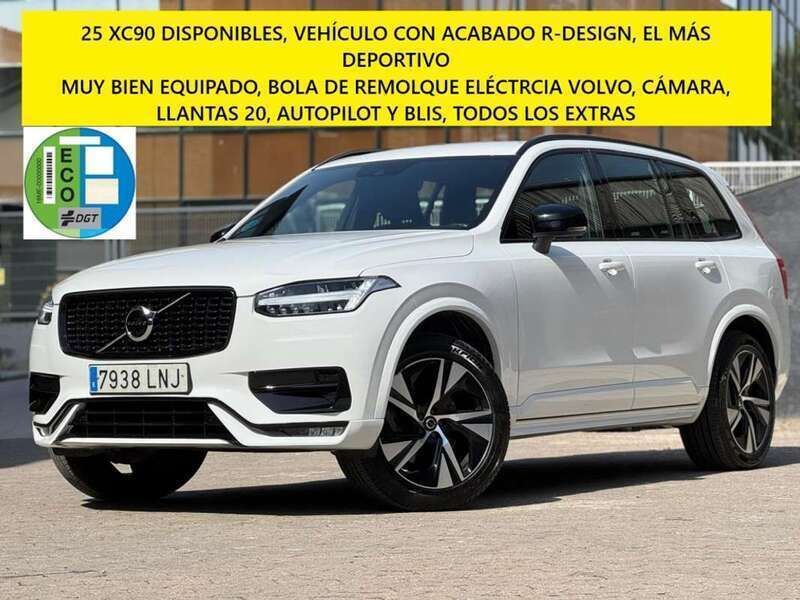 Blanco Usado 2021 Volvo XC90 R-Design SUV | 47.995 € (Caro) - Imagen 1/4