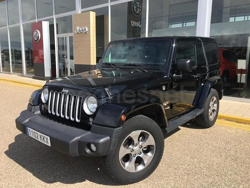 Usado Jeep Wrangler Sahara 200 CV (147 kW) 2018 Negro SUV