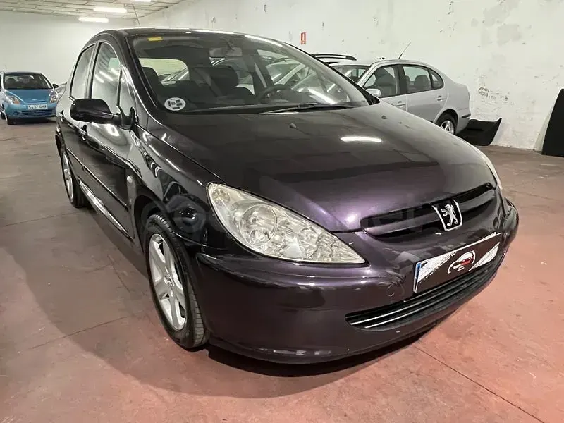 Usado Peugeot 307 110 CV (80 kW) 2002 Negro Berlina