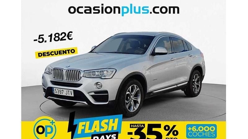 Usado BMW X4 190 CV (139 kW) 2016 Gris plata SUV