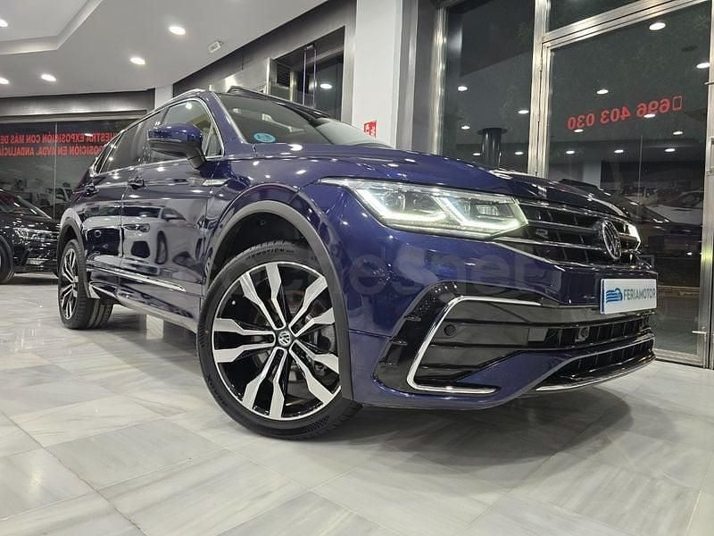 Usado VW Tiguan Allspace R-line 200 CV (147 kW) 2022 Azul SUV