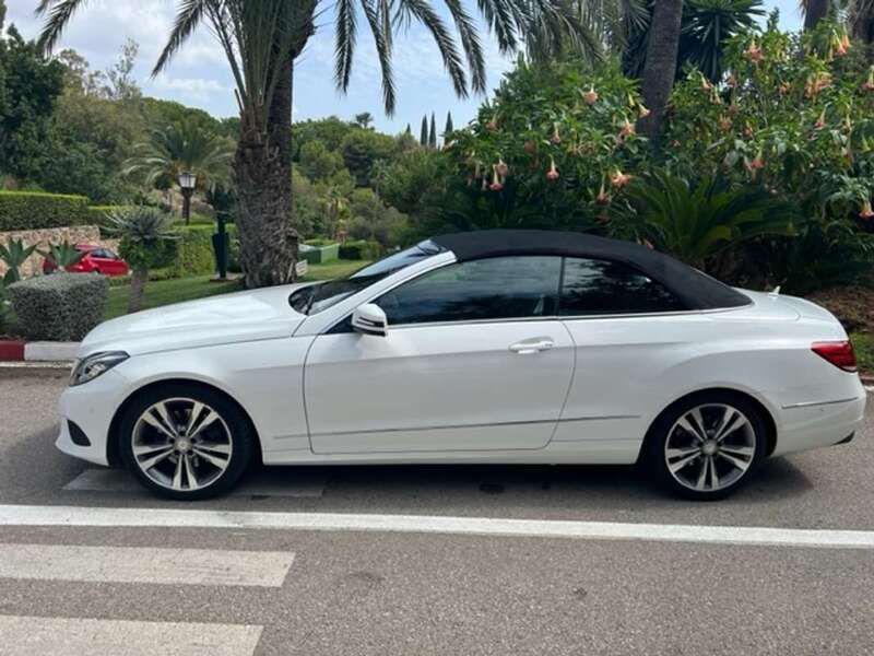 Usado Mercedes E220 Avantgarde 170 CV (125 kW) 2014 Blanco Berlina