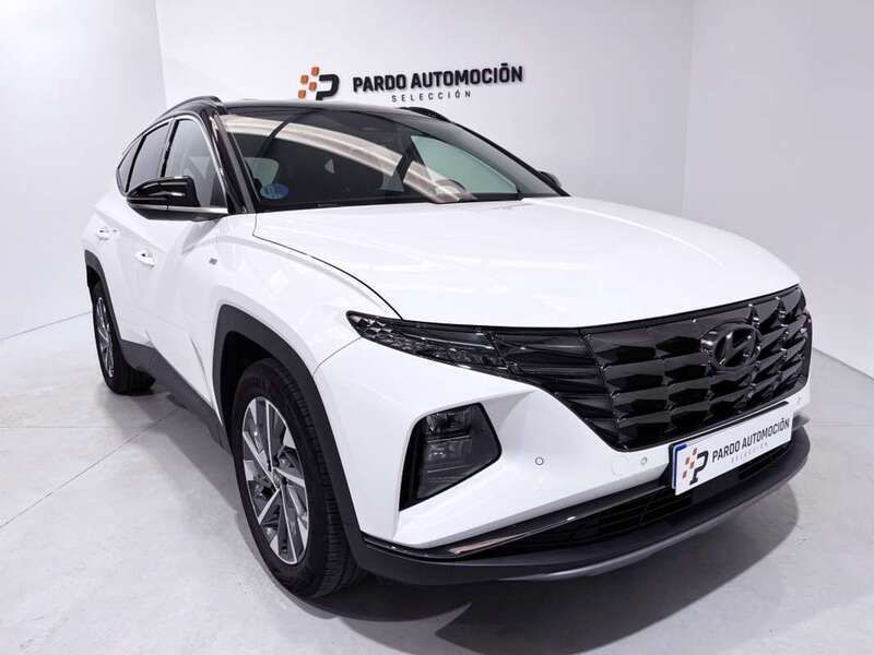 Blanco Usado 2021 Hyundai Tucson SUV | 24.900 € (Buen precio) - Imagen 1/4