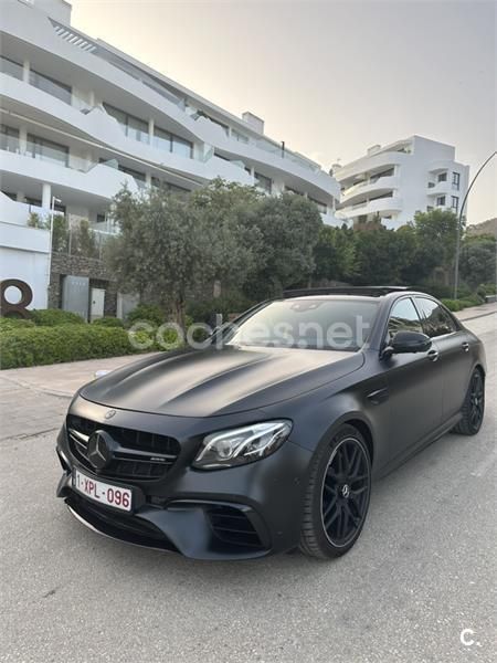 Usado Mercedes E63S AMG 612 CV (450 kW) 2018 Negro Berlina