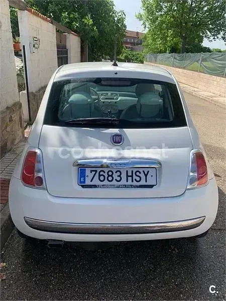 Usado Fiat 500 69 CV (50 kW) 2013 Blanco Berlina