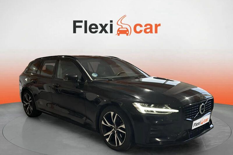 Negro Usado 2021 Volvo V60 R-Design Familiar | 21.990 € (Super precio) - Imagen 1/4