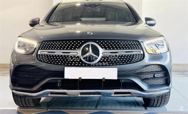 Usado Mercedes GLC300 245 CV (180 kW) 2020 Gris / plata Coupe