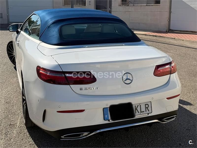 Usado Mercedes E220 170 CV (125 kW) 2018 Blanco Descapotable