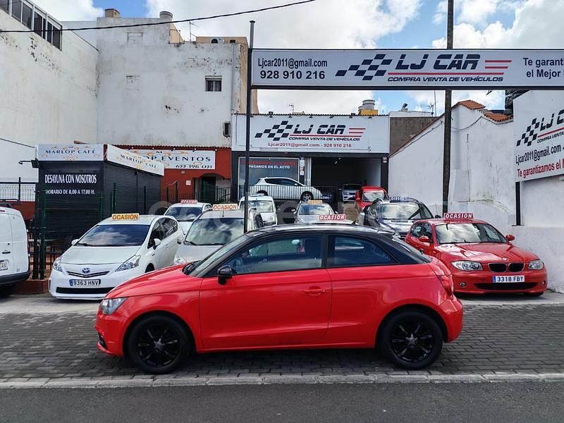 Usado Audi A1 Attraction 86 CV (63 kW) 2012 Rojo Berlina