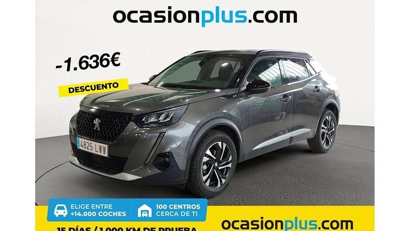 Gris Usado 2022 Peugeot 2008 GT SUV | 16.364 € (Precio justo) - Imagen 1/4