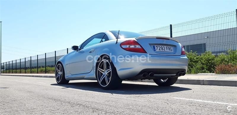 Usado Mercedes SLK350 272 CV (200 kW) 2004 Gris / plata Descapotable