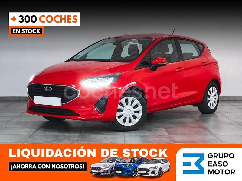 Rojo Usado 2022 Ford Fiesta Trend Berlina | 14.900 € (Precio justo) - Imagen 1/3