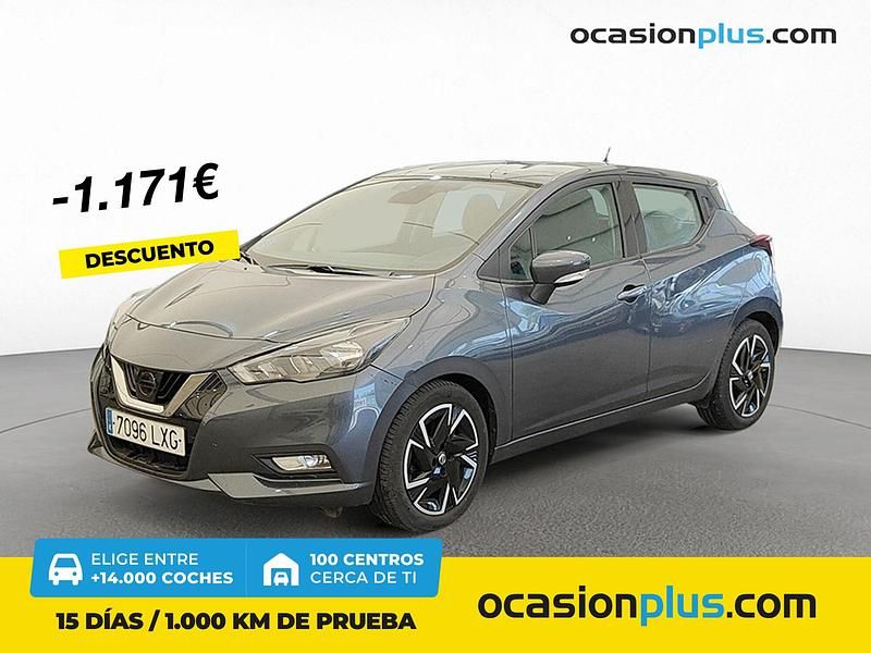 Gris / plata Usado 2022 Nissan Micra Acenta Utilitario | 12.890 € (Precio justo) - Imagen 1/4